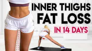 INNER THIGH FAT LOSS in 14 Days (intense) | 7 minute Home Workout