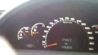Mercedes S55 AMG acceleration 0-130 km/h