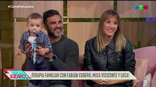 FABIÁN CUBERO, MICAELA VICICONTE Y LUCA en el diván de Vero - Cortá por Lozano 2023