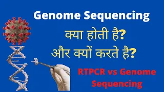 What is Genome Sequencing-identifying Corona Variants updated [In Hindi]  [2022]