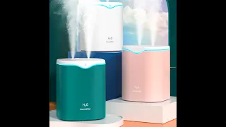 H2O Air Humidifier 2L Air Purification Fine Mist (1Hole and 2Hole)