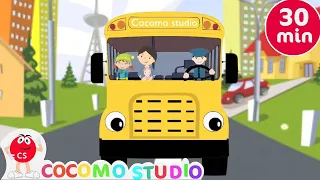 Wheels on the Bus + more Nursery Rhymes and Kids Songs - Cocomelon