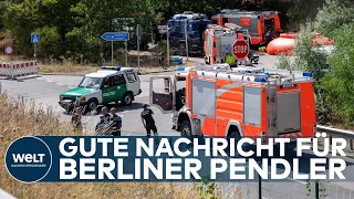 BRAND IN BERLIN: Bahn fährt wieder durch Grunewald – Feuer weiter gefährlich
