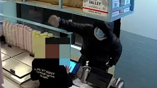 Woman hit in head with rock during ice cream shop robbery