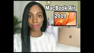 MACBOOK AIR GOLD 13 INCH 2019  UNBOXING , Set Up & REVIEW |  The Best laptop...for some!