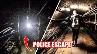 Escaping Police in London UNDERGROUND TUNNELS