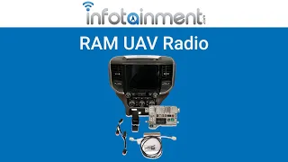 2019-2021 RAM UAV Radio Uconnect 4C NAV w/ 8.4" Display with Apple CarPlay & Android Auto Upgrade