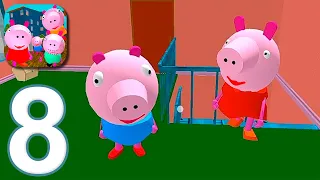 КАК ПРОЙТИ игру СЕМЕЙКА ПИГГИ уровень 8 Piggy Neighbor