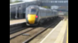 GWR Class 800 pass Didcot Parkway for Swansea