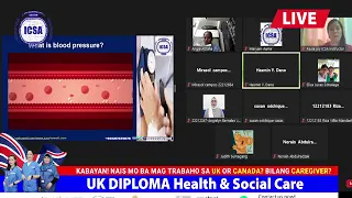 Health & Social Care online live class