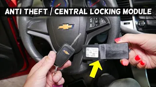 CHEVROLET CRUZE CENTRAL LOCKING MODULE ANTI THEFT MODULE LOCATION REPLACEMENT