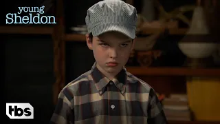 Young Sheldon: Sheldon Cleans When He’s Angry (Season 1 Episode 15 Clip) | TBS