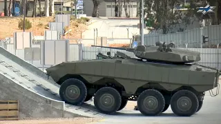 Watch: The First Wheeled Eitan APC with a Turret-Mounted Gun