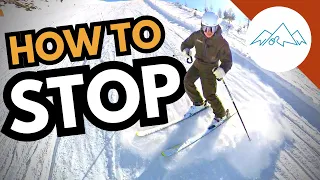 How to stop on skis | Stopping whilst skiing
