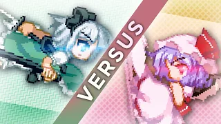 Youmu vs. Remilia Sync Battle [ Touhou Sprite Animation ] (6k Special)