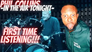 FIRST TIME LISTENING TO PHIL COLLINS - IN THE AIR TONIGHT (LIVE PERFORMANCE [REACTION]
