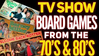 TV Show Board Games of the 70s/80s