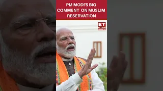 PM Modi's Big Statement On Muslim Reservation | #etnow #pmmodi #muslimquota #shorts