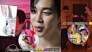 JIKOOK CONEJITO Y POLLITO💜JK CON EUNWOO🤭💛11?