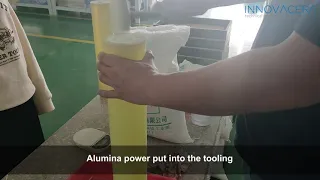 How is the ceramic tube made?