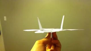 Paper Su-47 Airplane