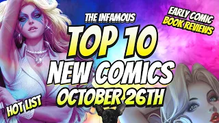 TOP 10 New Comic Books Releasing October 26th 2022 🔥 COMIC REVIEWS, COVERS, & KEYS 🔥