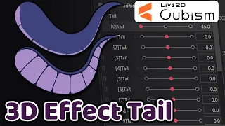 【Live2D Tutorial】3D Effect Tail with JUST ONE LAYER