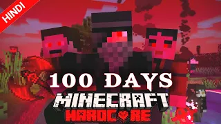 I Survived 100 Days as a VAMPIRE In Minecraft Hardcore! (HINDI)