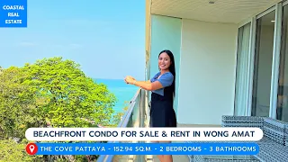 Beachfront Condo for Sale at The Cove in Wong Amat  - Pattaya (Price in Description)