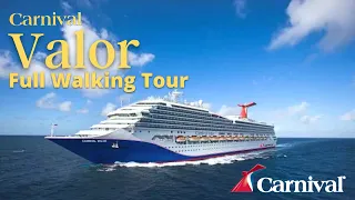 Carnival Valor Cruise Ship Full Tour & Review 2024 (Popular Carnival Cruise Ship)