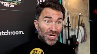 EDDIE HEARN RESPONDS TO SIMON JORDAN’S ‘COWARD’ COMMENT, BENN FAILED TEST, TALKS AJ/WHYTE REMATCH