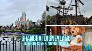 Shanghai Disneyland - Treasure Cove, Adventure Isle, Pirates of the Caribbean, Our First Rides!