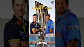 Ricky Ponting vs Sachin Tendulkar in ODI World Cup #viral #shorts