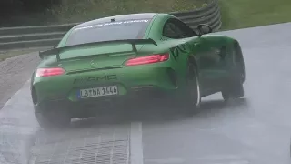 Mercedes AMG GT R Drifting on the Nürburgring!