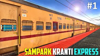 Odisha Sampark Kranti Express in Train Simulator || WAP-5 + HIGH SPEED || FHD GAMEPLAY : IR-MSTS 🚂🚃