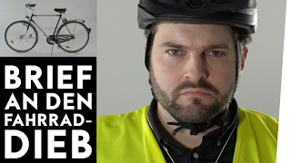 Brief an den Fahrraddieb