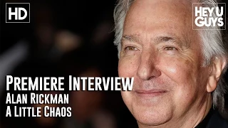 Alan Rickman Interview - A Little Chaos Premiere