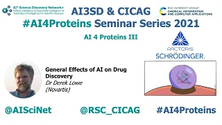 AI4Proteins: General Effects of AI on Drug Discovery - Dr Derek Lowe
