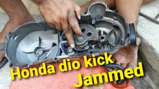 honda dio kick jammed problem | scooter kick jammed