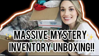 MASSIVE Mystery Inventory Unboxing to Resell on Poshmark for a Profit $$$