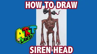 How to Draw SIREN HEAD!!!