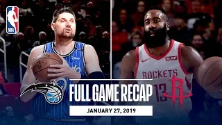 Full Game Recap: Magic vs Rockets | Harden Drops 40 In CP3's Return