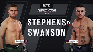 EA UFC 3: Ranked Online: Jeremy "Lil' Heathen" Stephens (me) vs Cub Swanson
