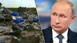 «Нет доказательств»: Путин о расследовании крушения MH17 и причастности России