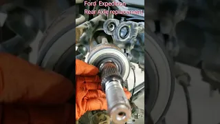 20 Ford Expedition Replacement  of Rear Axle .