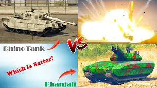 GTA: Khanjali vs Rhino Tank