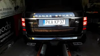 Range rover supercharged v8 active exhaust by inochi motorsport