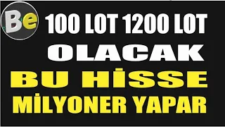 Bu #hisse milyoner yapar...