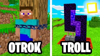 TAJNÉ Minecraft Troll Triky které NEZNÁŠ!