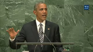 President Obama Speaks at the General Assembly